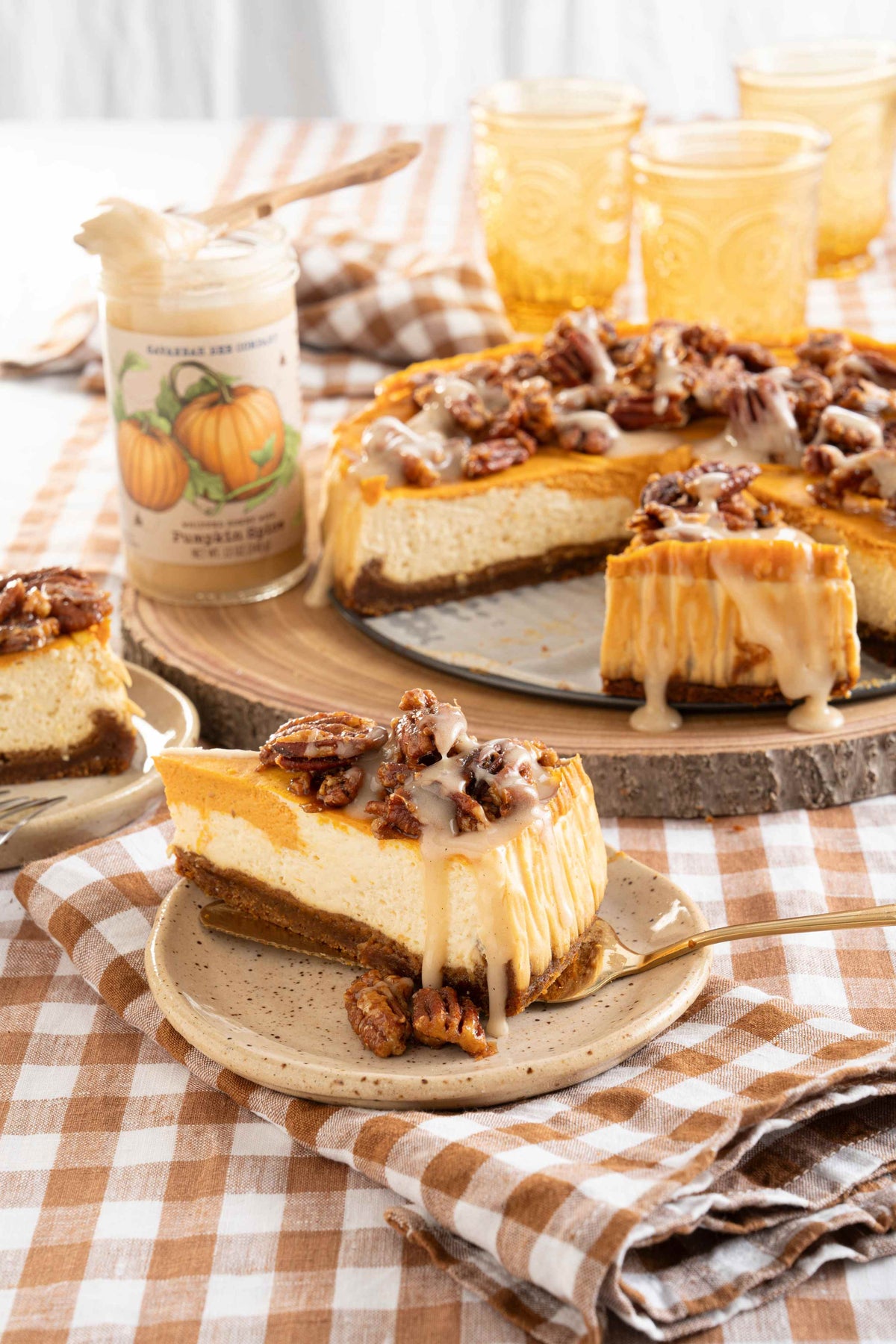 Pumpkin Praline Cheesecake