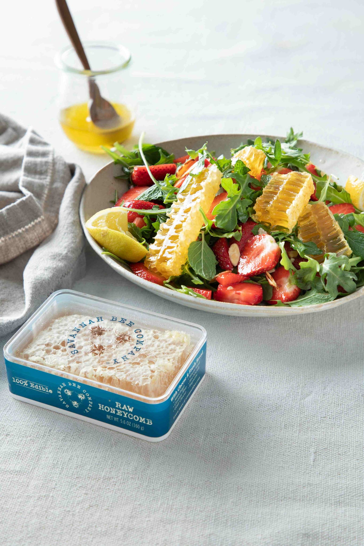 Strawberry and Honeycomb Salad