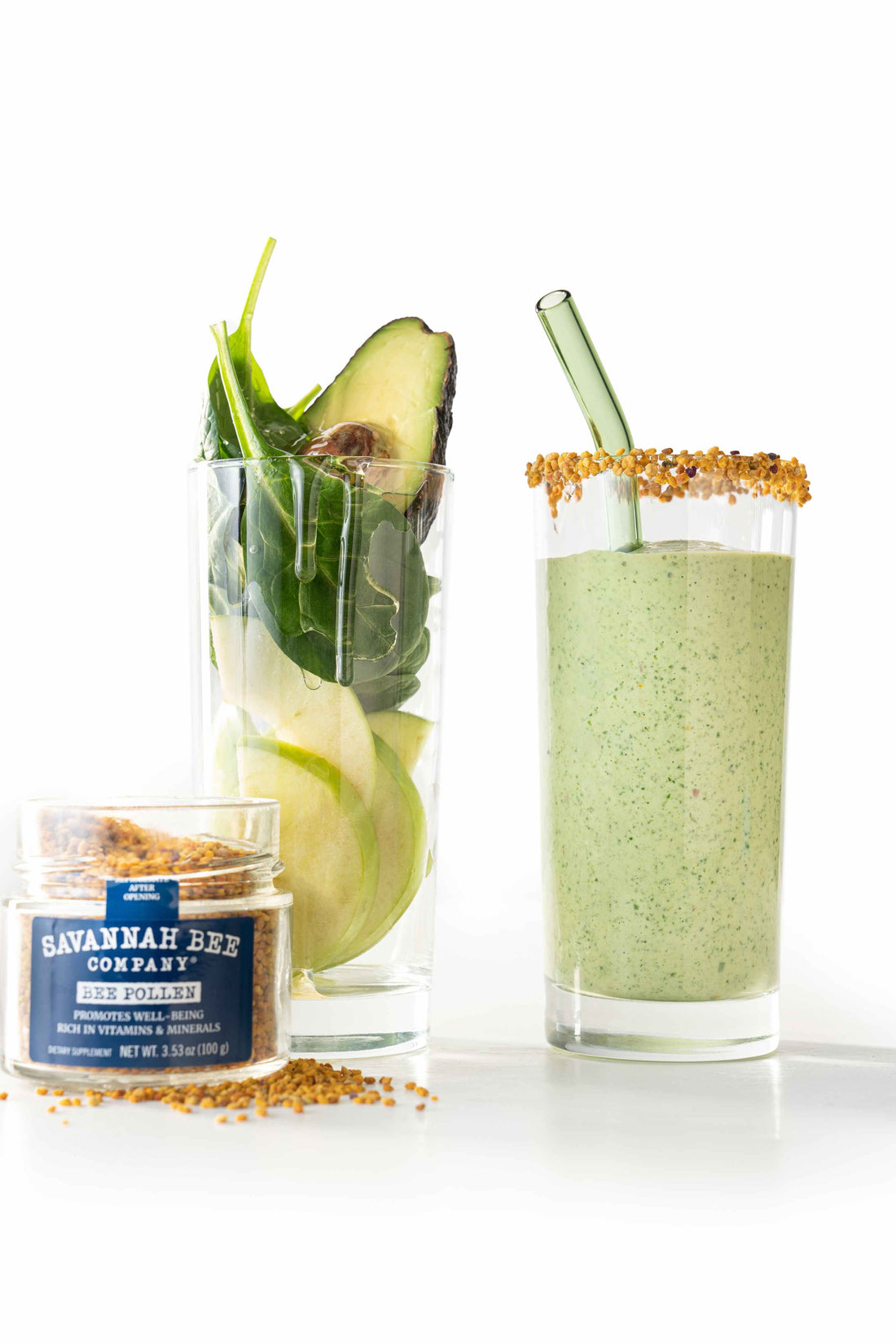 green-smoothie-pollen-avocado-spinach-apple-simple-yummy-delicious-easy-recipe