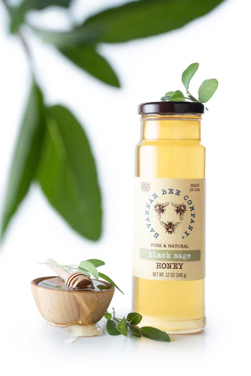 Savannah Bee Company black sage honey.