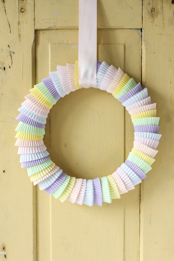 Cupcake Liner Wreath - Typically Simple