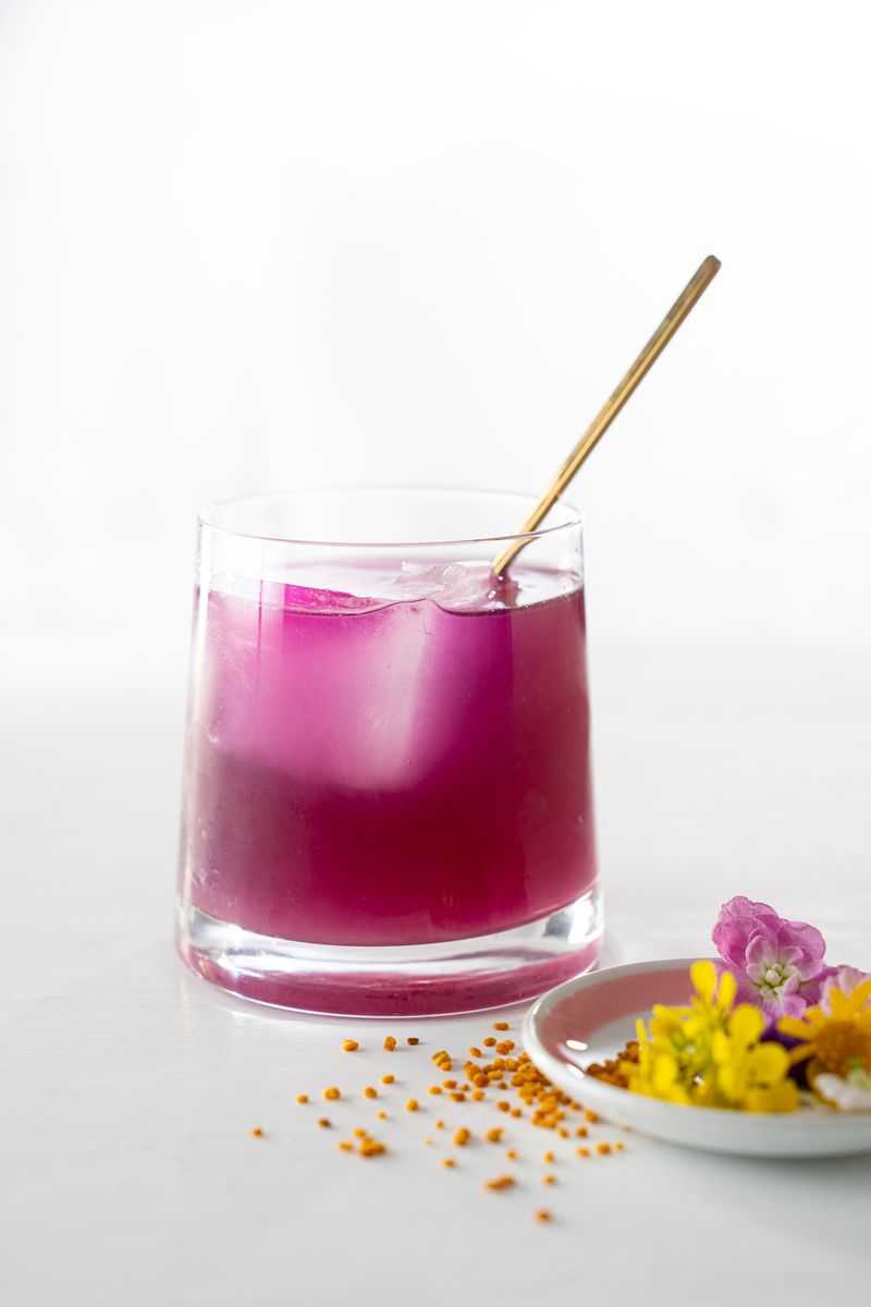 The Pollinator: A Butterfly Pea Flower Cocktail