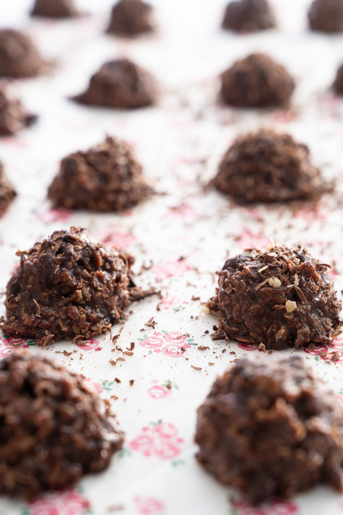 No Bake Chocolate Honey Cookies