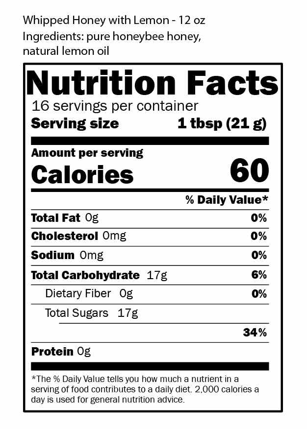 Whipped Honey with Lemon