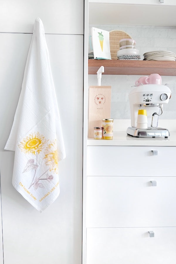 Honey Bee Tea Towel, Kitchen Towel 