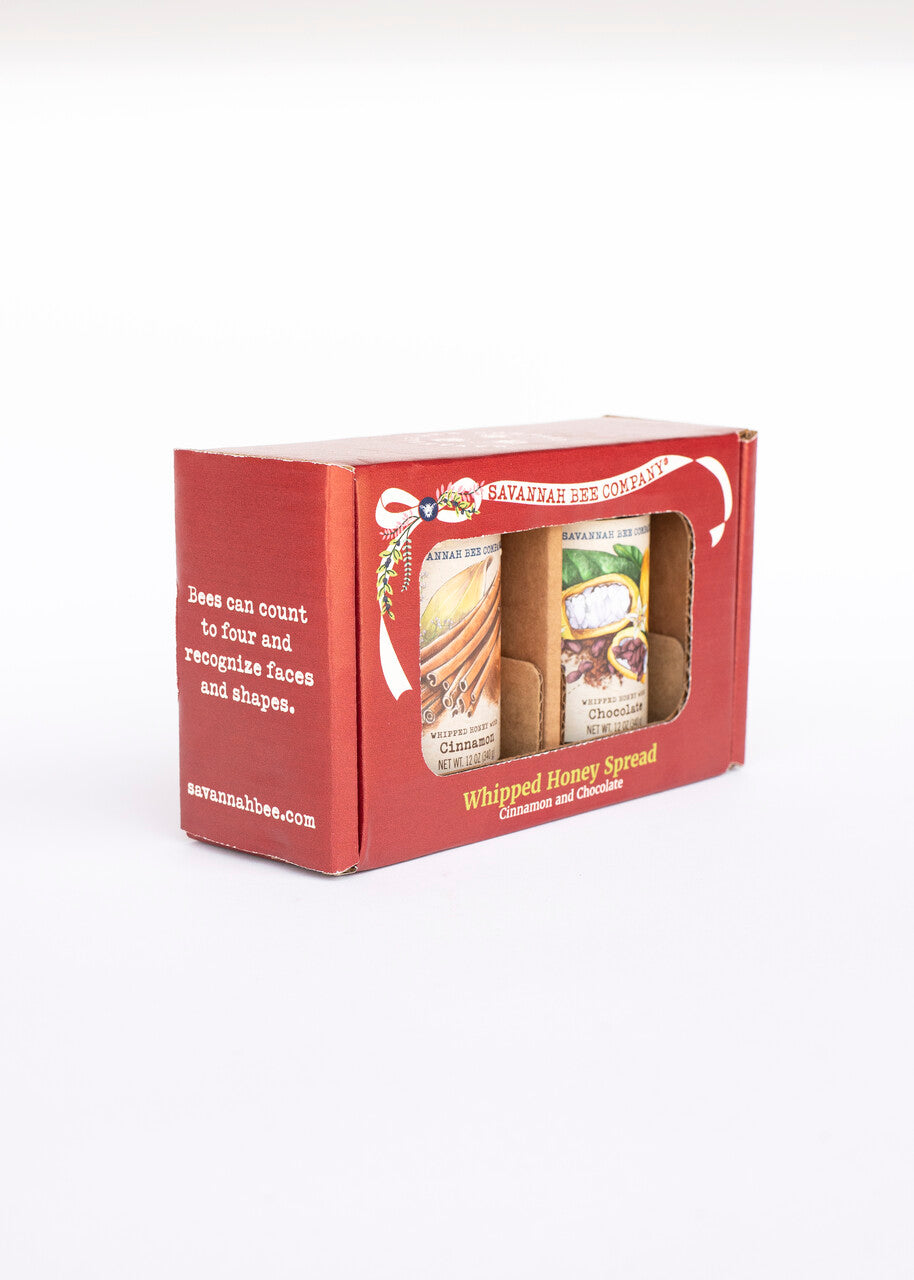 Holiday Cinnamon and Chocolate 12oz Whipped Honey Gift Set