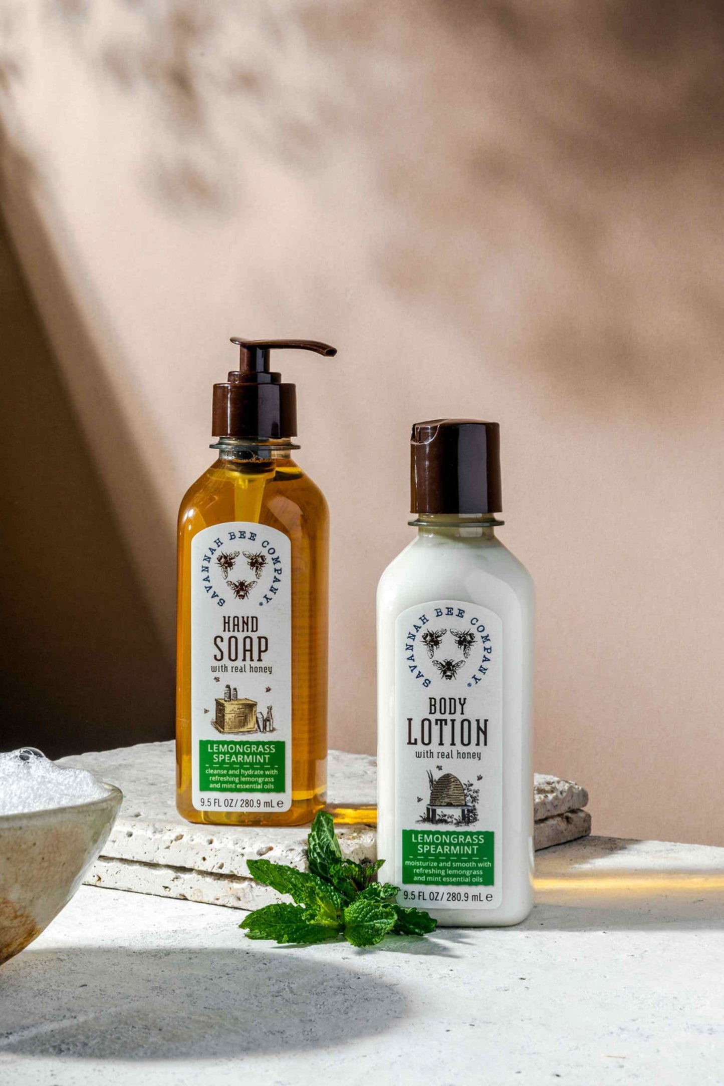 Lemongrass Spearmint Hand Soap and Body Lotion 9.5 fl. oz