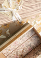 Save the bees gift box open with ribbon