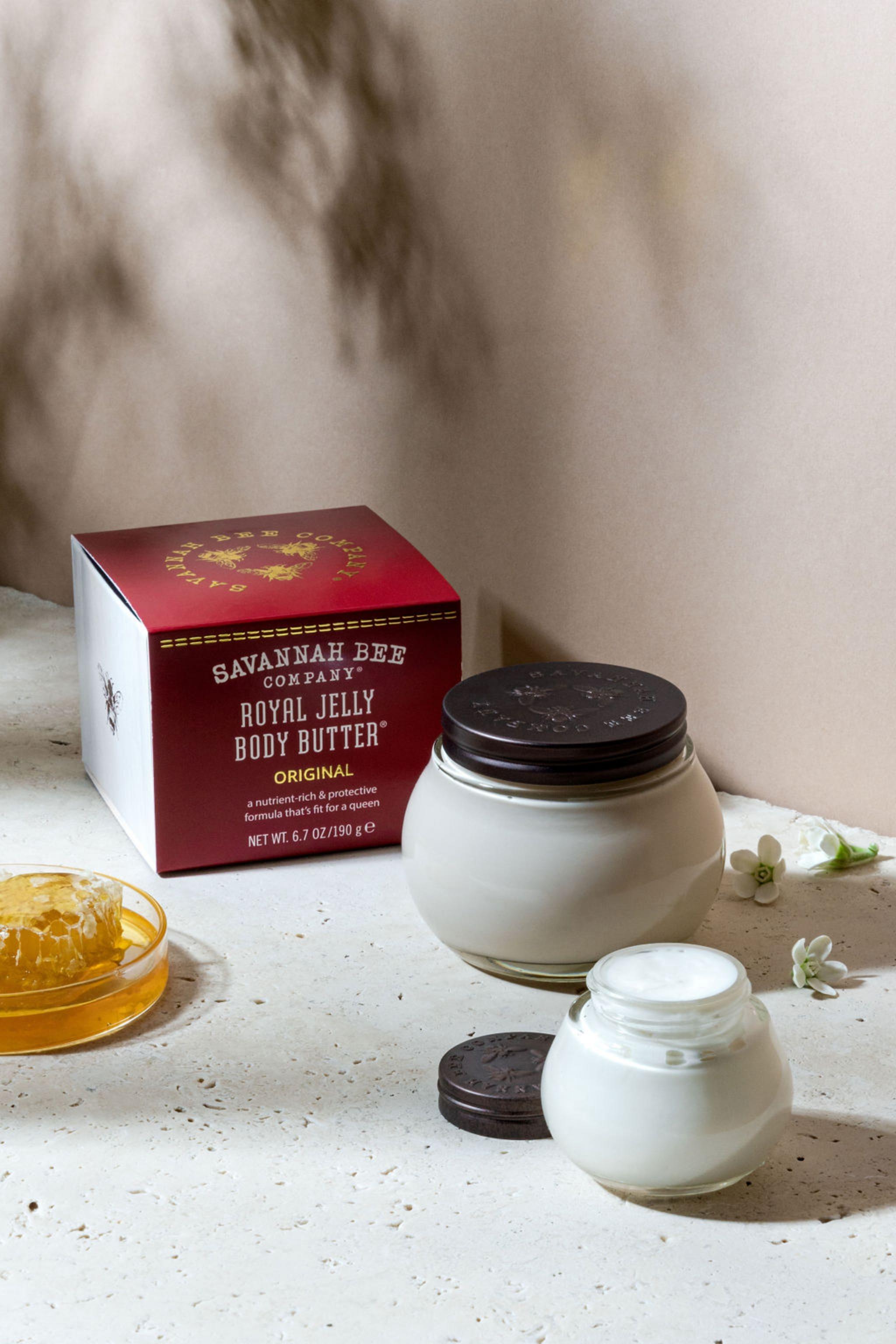 Royal Jelly Body Butter Original  in a 6.7 oz. and 1.65 oz. jar