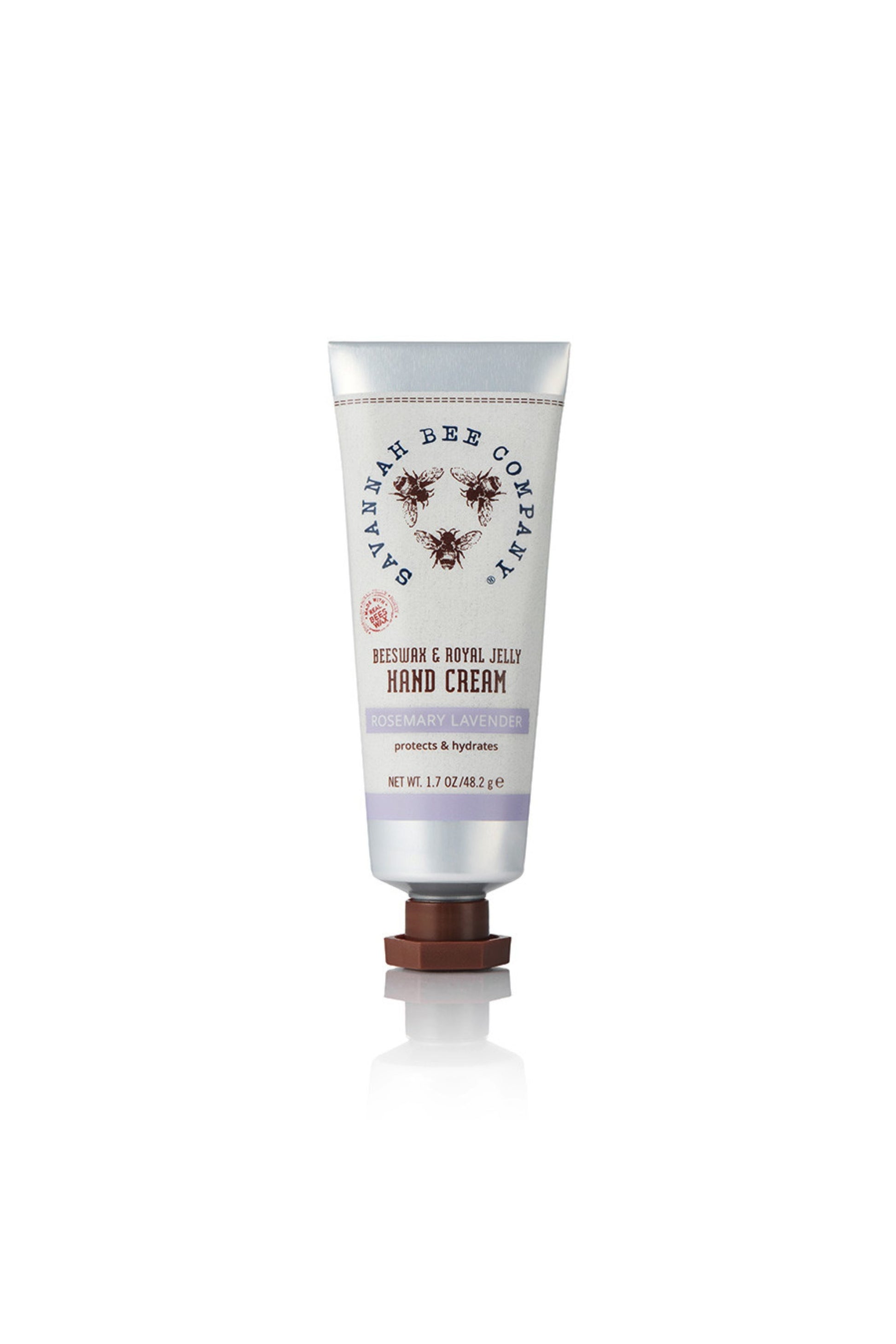 Rosemary Lavender Beeswax Royal Jelly Hand Cream Tube 1.7 oz.