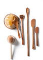 Honey tool collection with honeycomb.