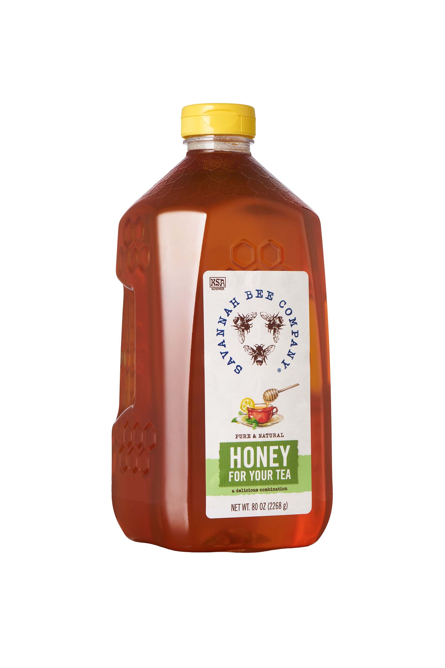 Honey for tea 80 ounce just studio shot.