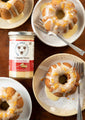 Mini Bundt cakes drizzled in whipped honey original.