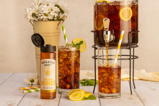 Sweet tea with citrus honey.