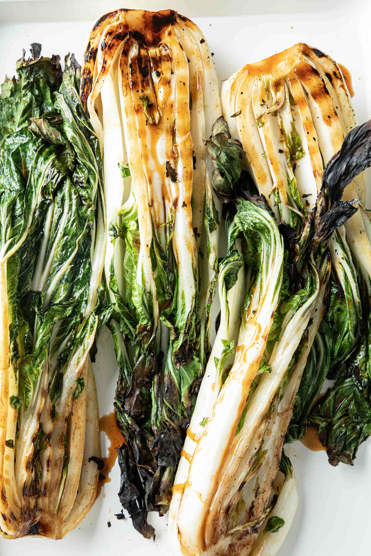 Honey-Soy Grilled Bok Choy
