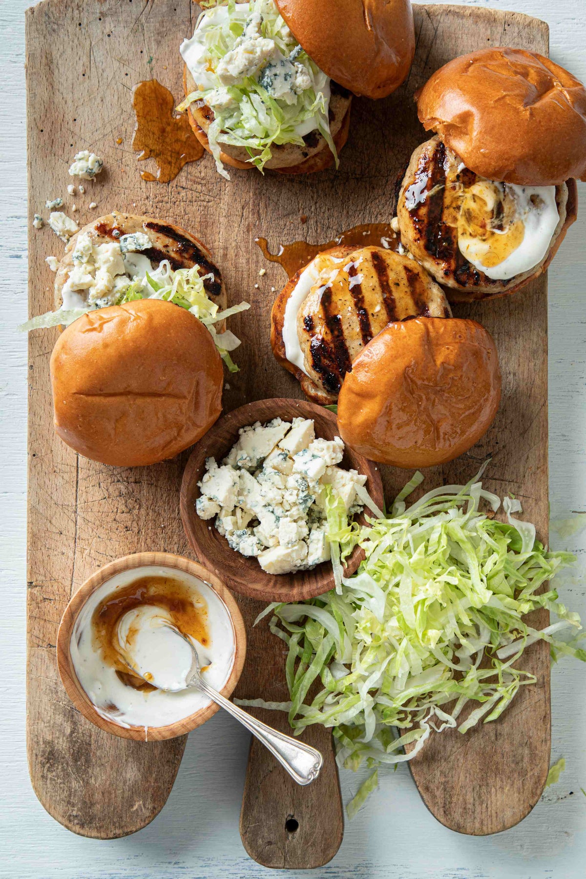 Buffalo Chicken Burgers