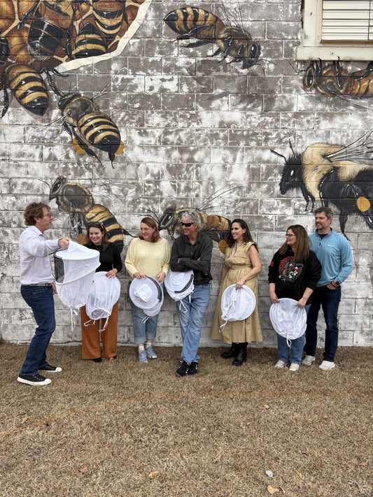 Group on a bee tour.