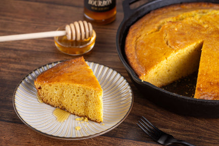 Bourbon Honey Skillet Cornbread