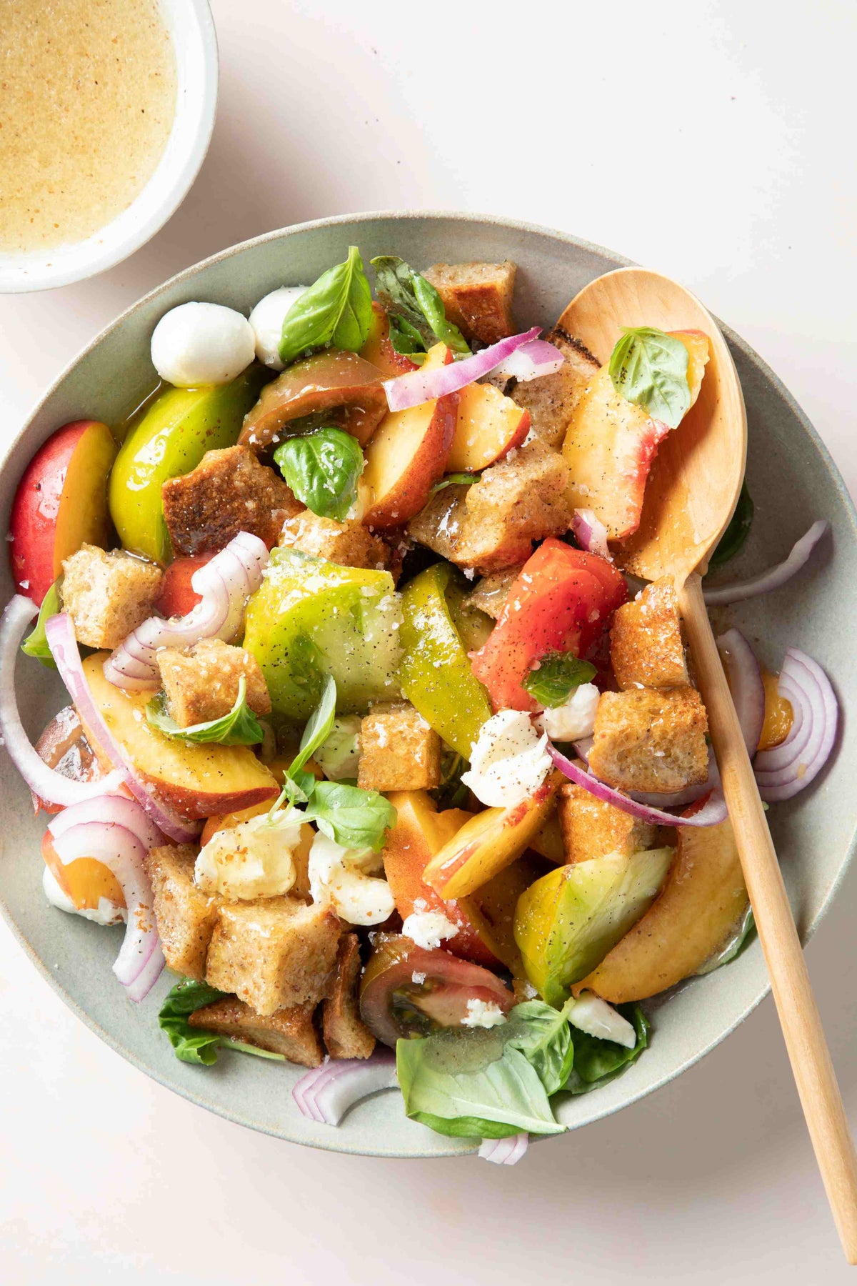 Stone Fruit Panzanella Salad