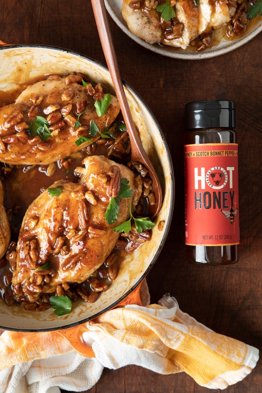 hot-honey-pecan-crusted-chicken