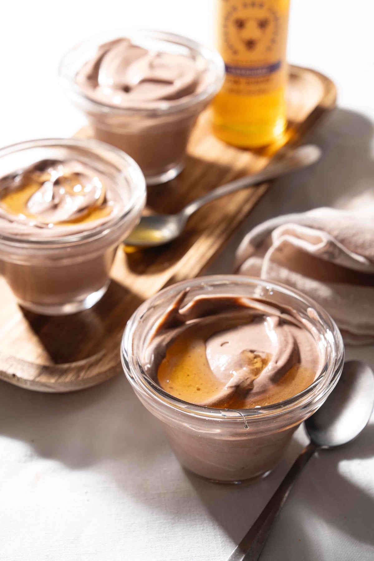 Simple Honey Chocolate Mousse