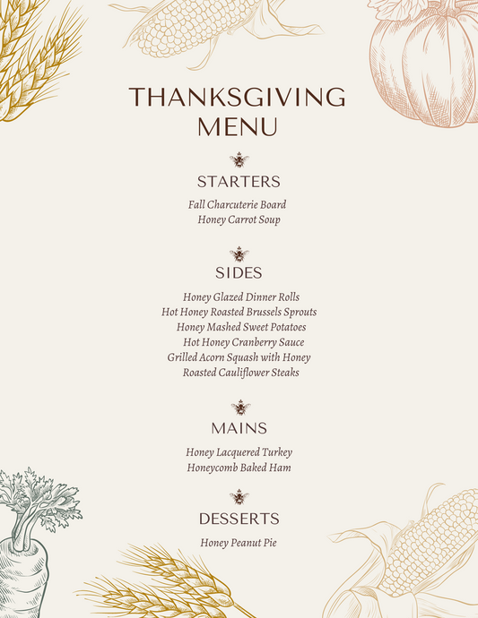 thanksgiving-menu-honey-inspired-holiday