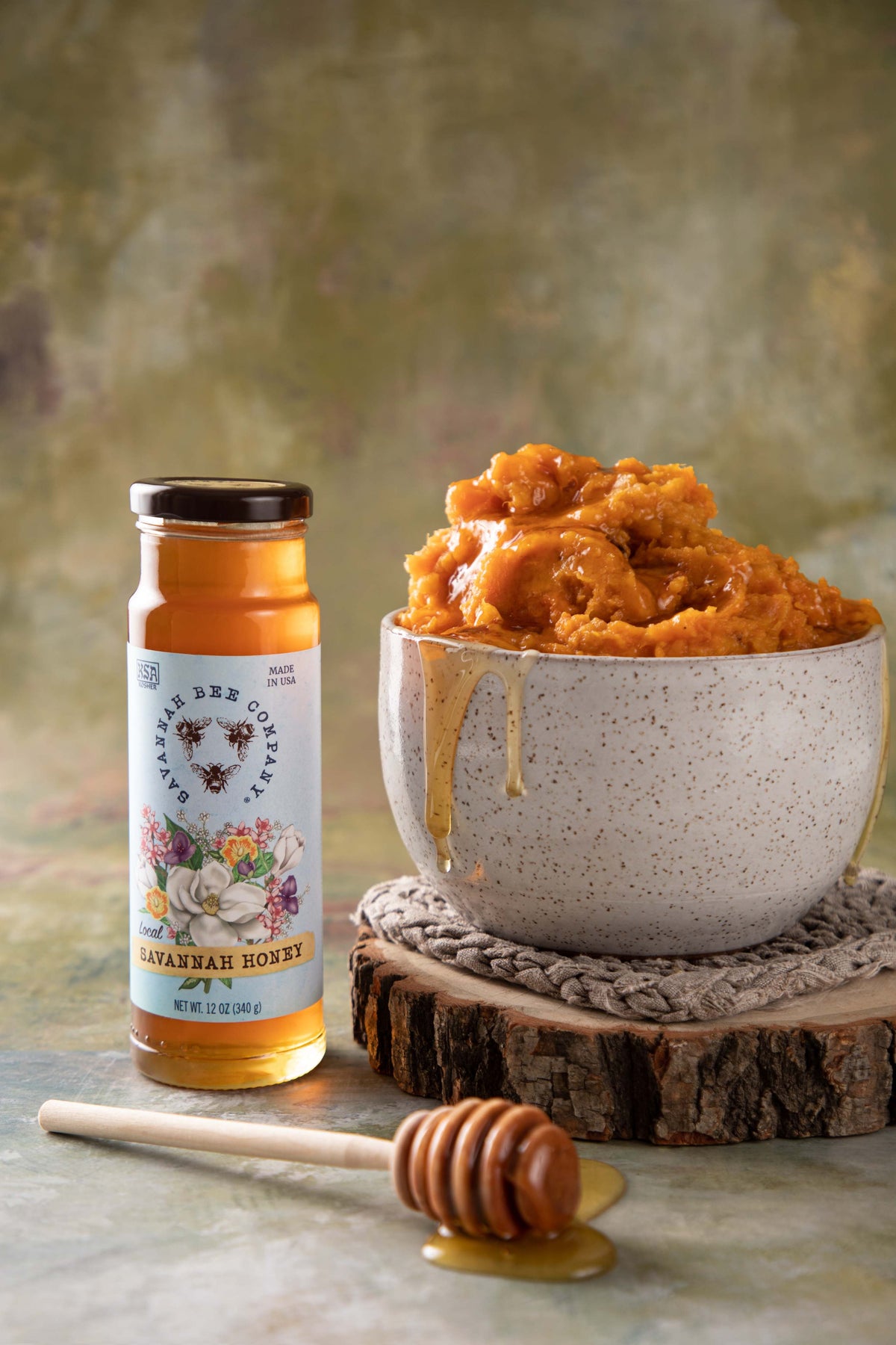 Honey Mashed Sweet Potatoes