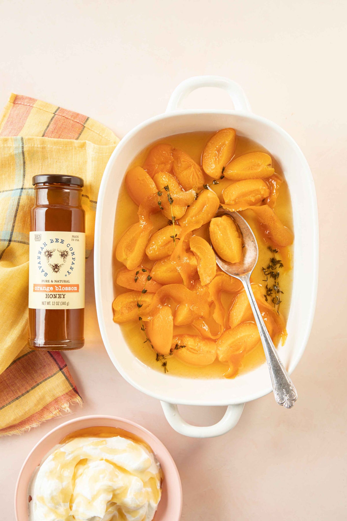 Honey Poached Apricots