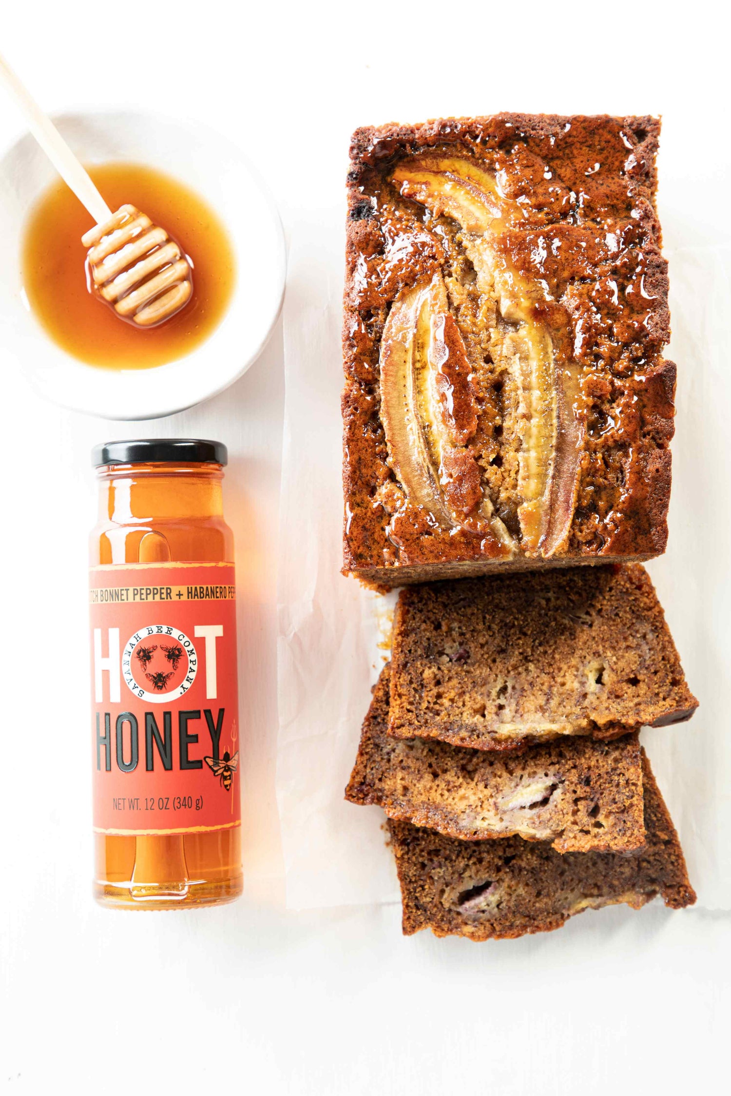 Hot Honey Banana Bread Savannah Bee Company