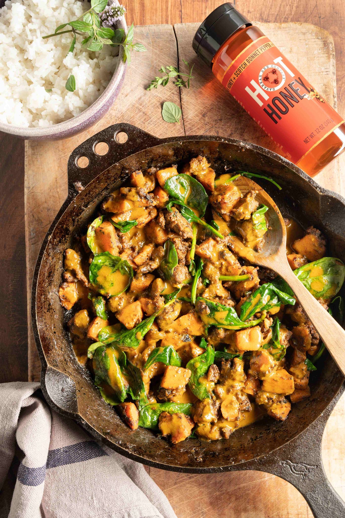 Turkey and Sweet Potato Skillet