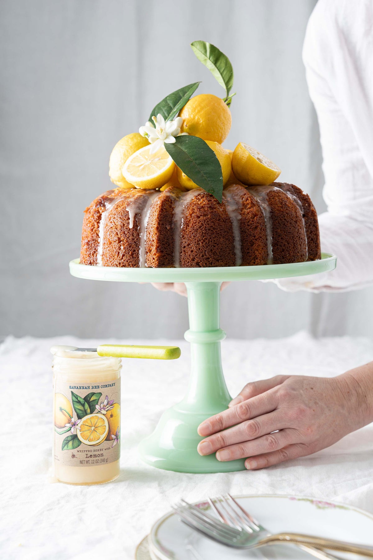 Lemon Honey Pound Cake