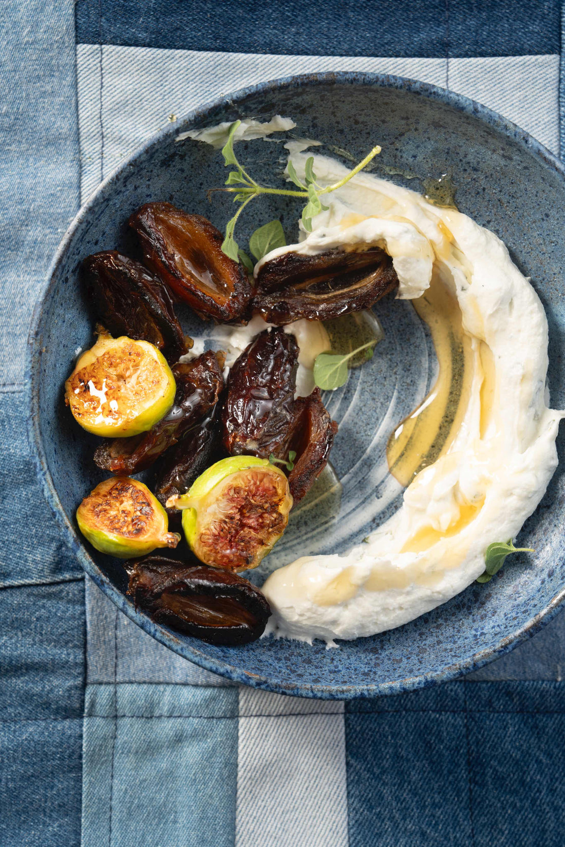 Sautéed Dates and Figs with Goat Cheese