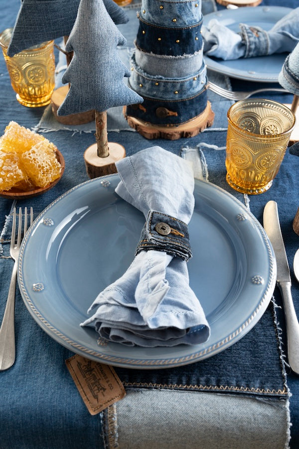 Easy Denim Napkin Rings