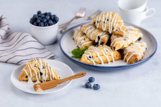 Blueberry and Vanilla Scones
