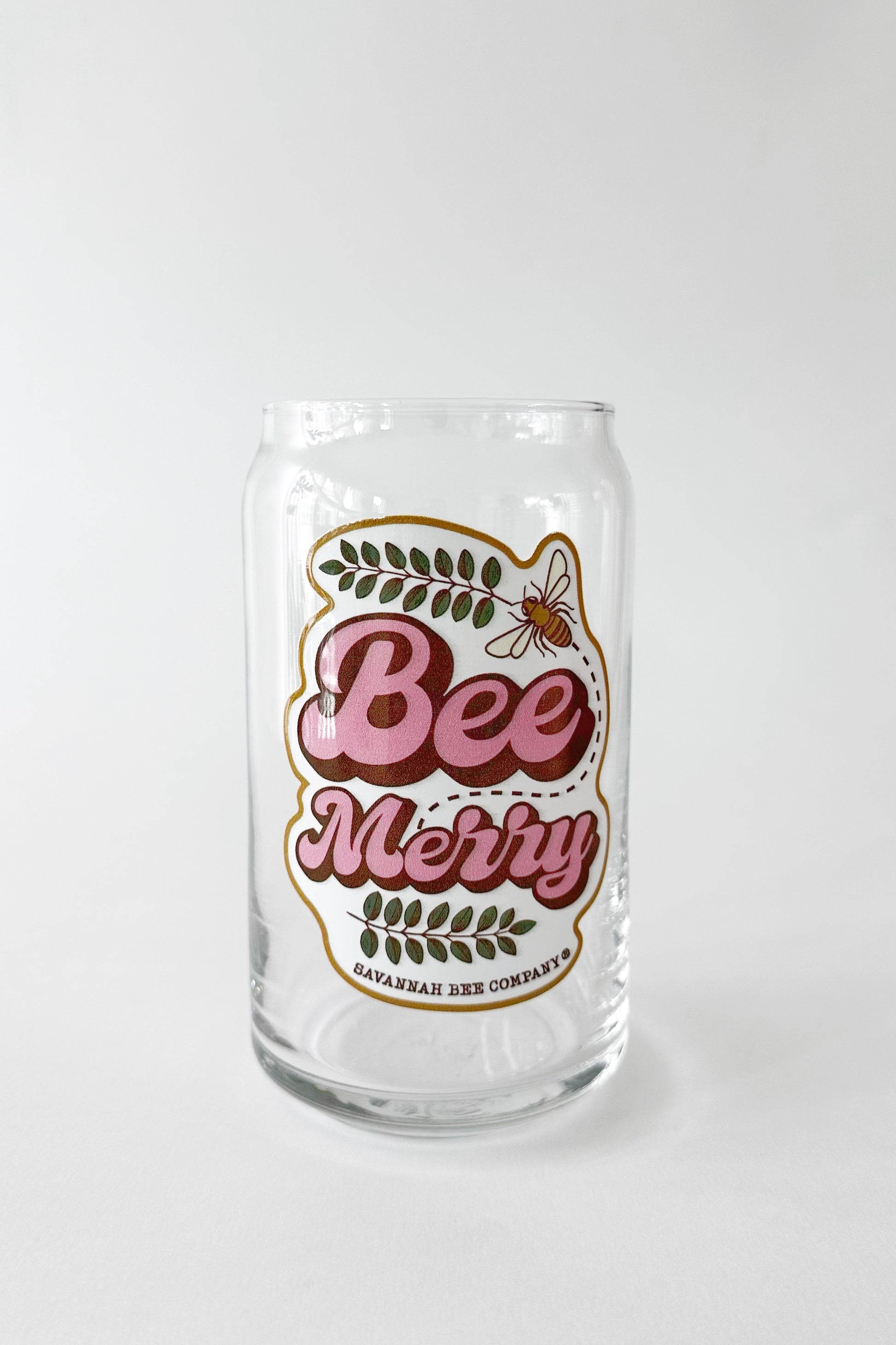 Honey Bee Beer Can Glass - 16 oz | Counter Couture 1 Glass