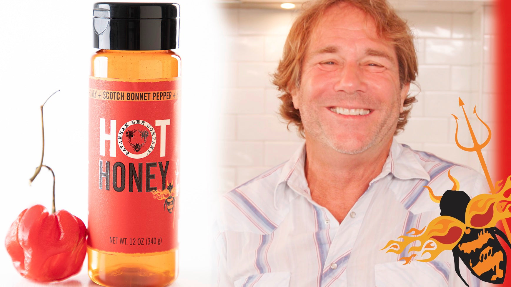 Load video: Hot Honey Squeeze Bottle