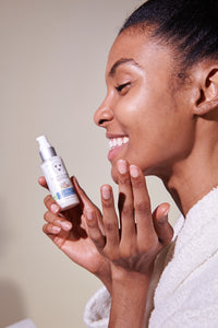 Nightime Rejuvination being applied to face