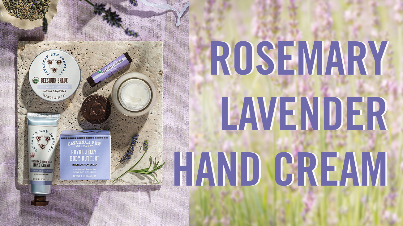 Load video: Rosemary Lavender Beeswax Hand Cream