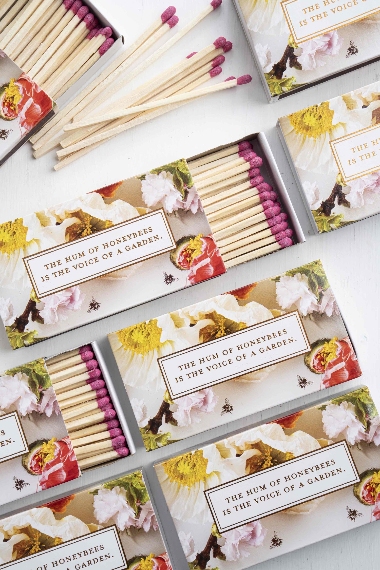 Savannah Bee Floral Matchbox