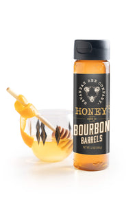 Plastic Bottle Bourbon Barrel Honey 12 Oz.
