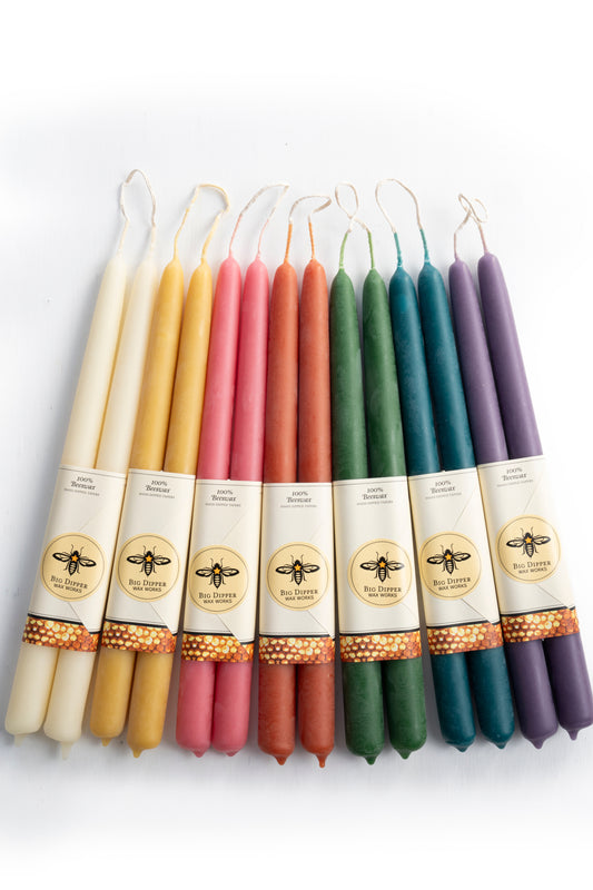 Beeswax Taper Candles
