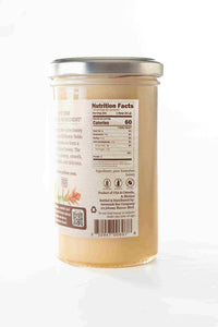 Back of a jar of original whipped honey.