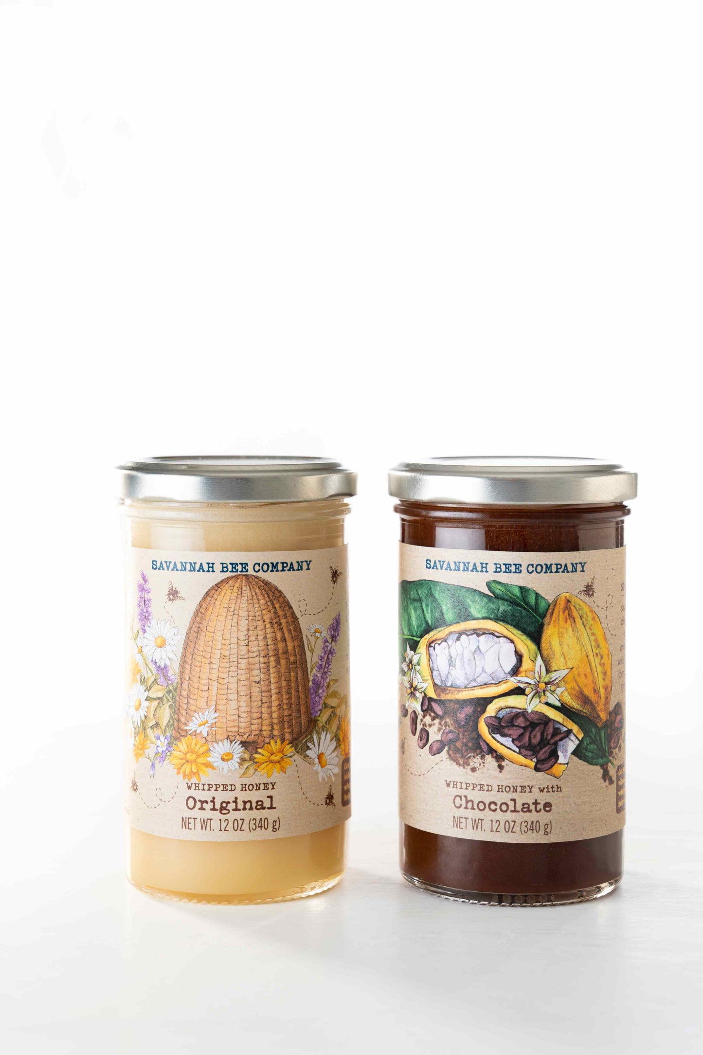 Original and Chocolate 12oz Whipped Honey Gift Set