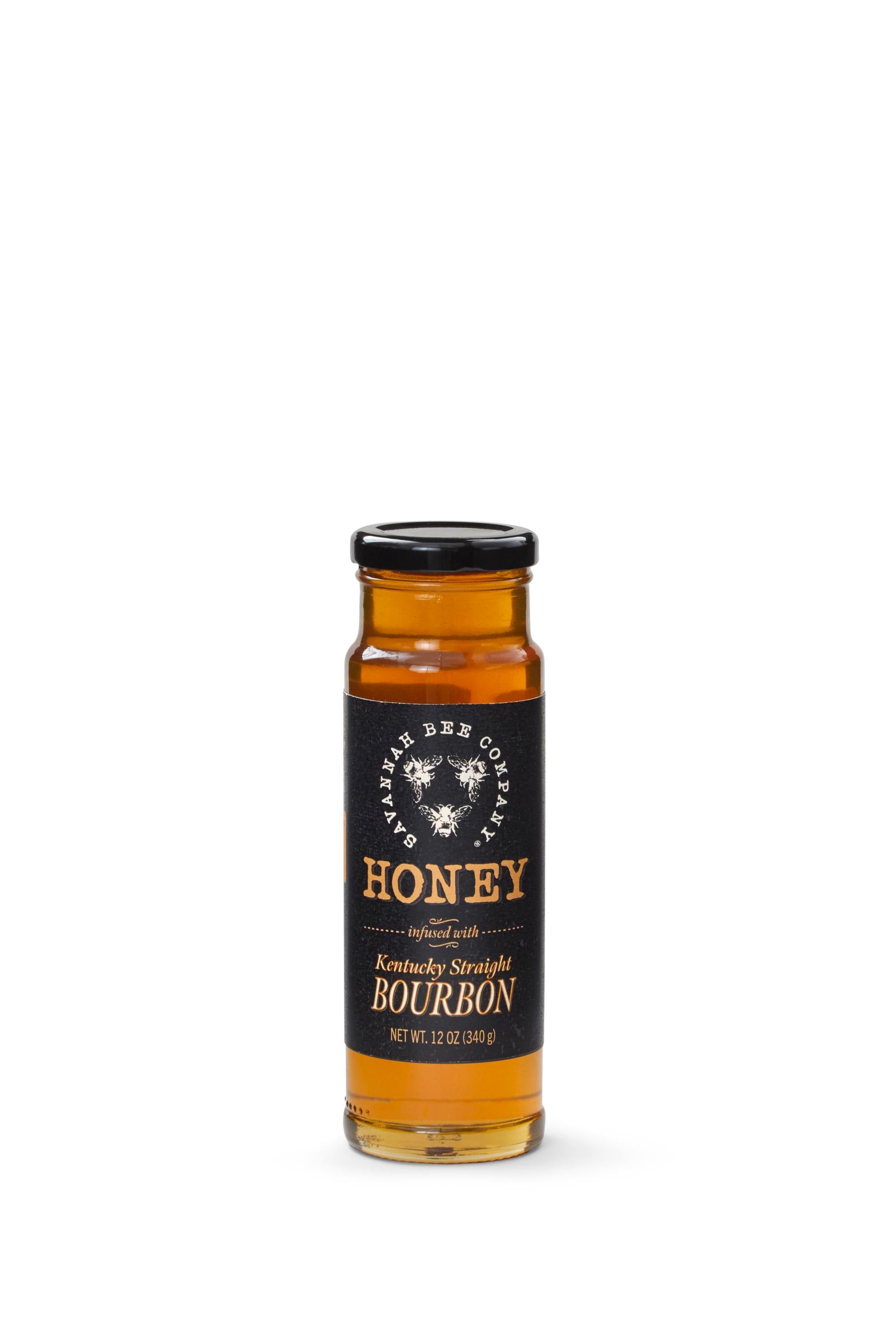 Kentucky Straight Bourbon honey in a 12oz jar.