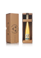 Pure & Natural Acacia Raw Honey 20 oz. flute in a gift box with Savannah Bee Company logo studio image.