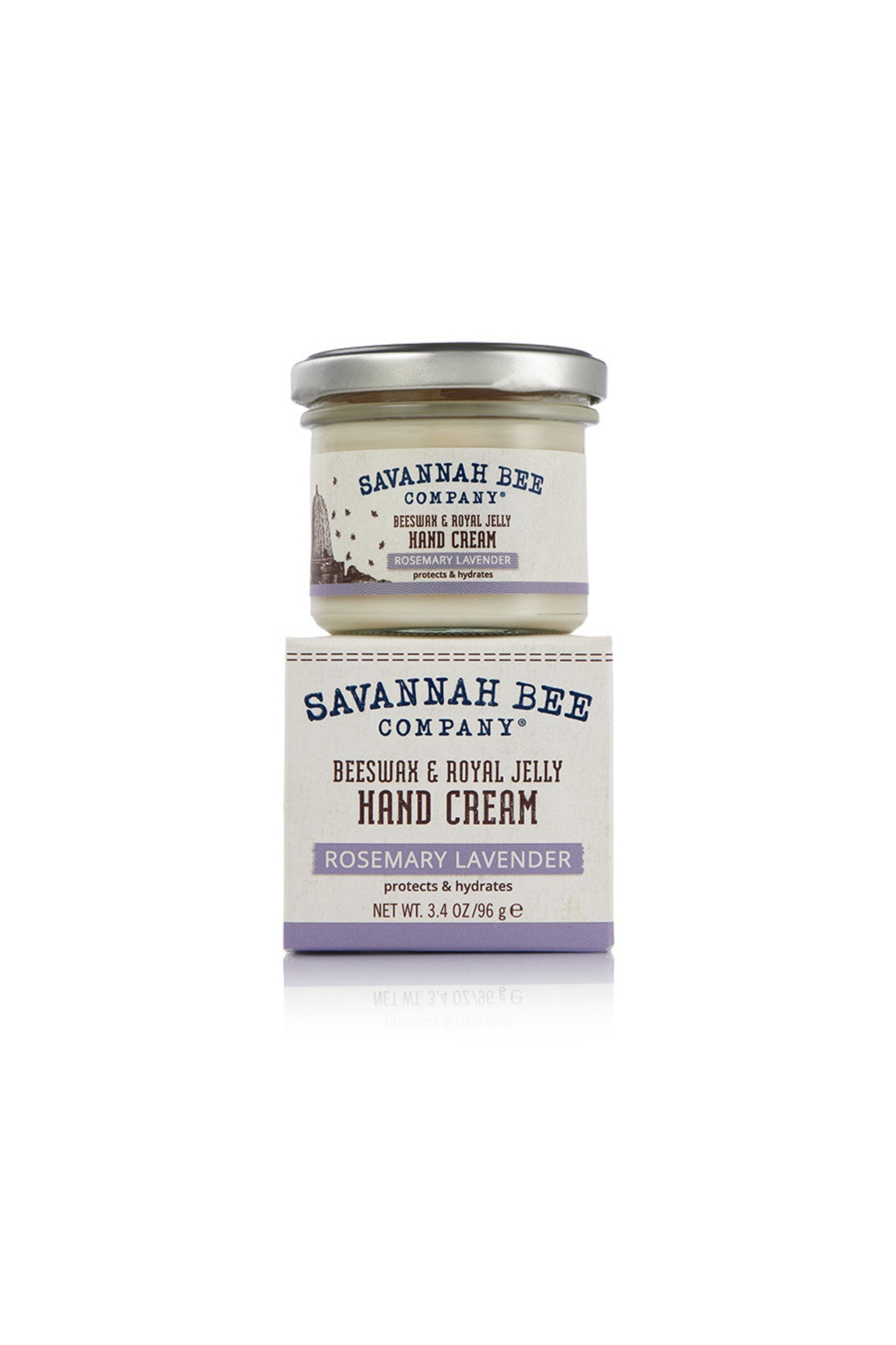 Rosemary Lavender Beeswax Royal Jelly Hand Cream Jar 3.4 oz