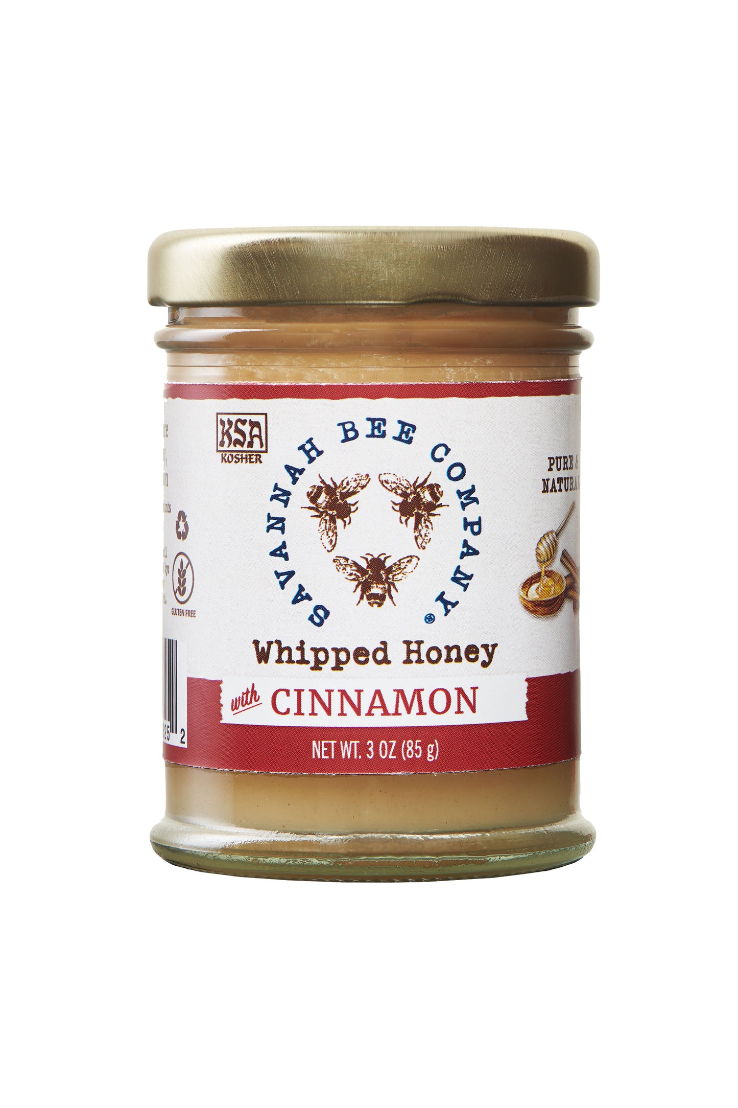 Whipped Honey with Cinnamon 3 oz.