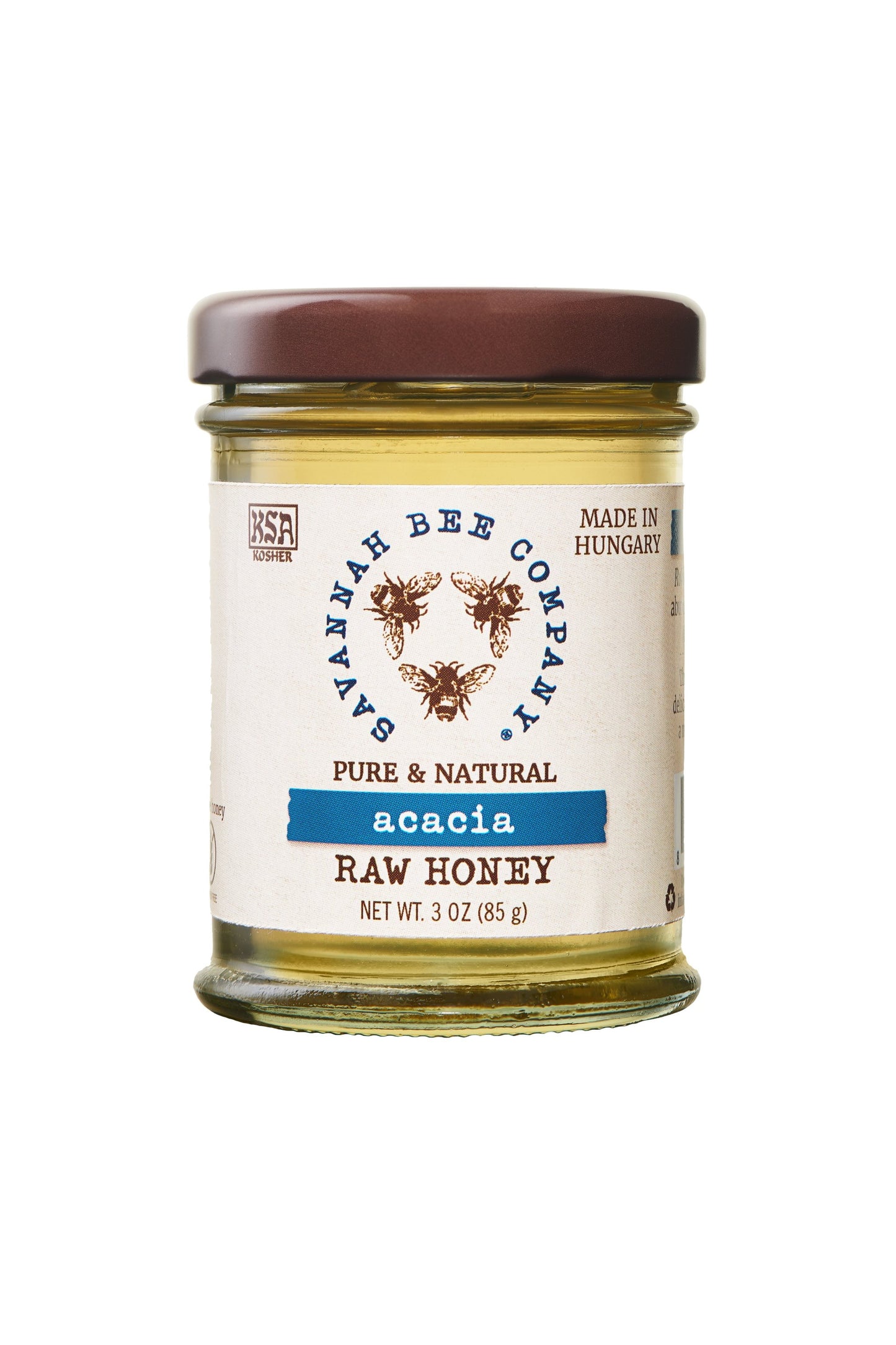 Pure & Natural Acacia Raw Honey 3 oz. mini
