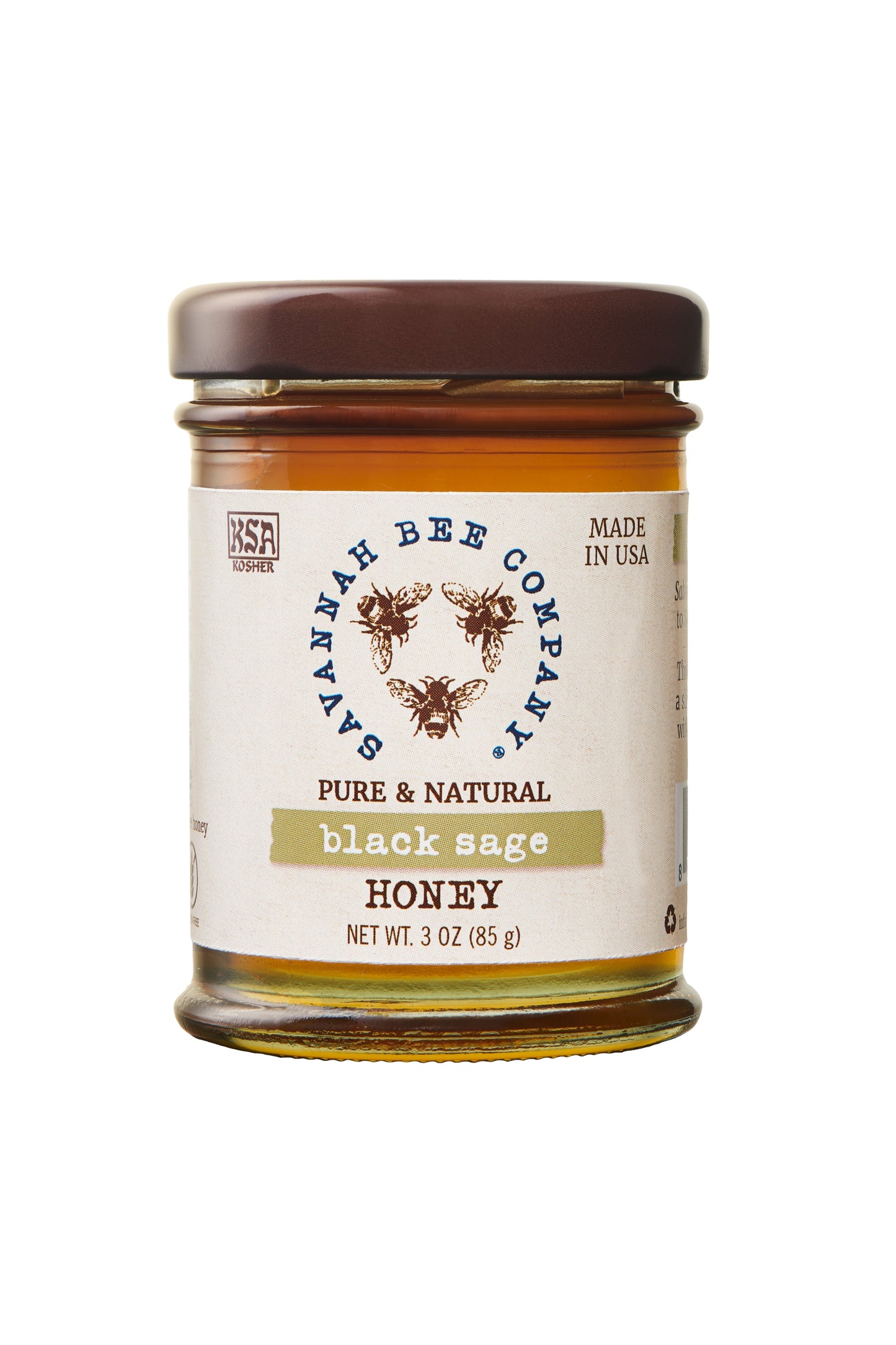 Pure & Natural Black Age Honey 3 oz. mini