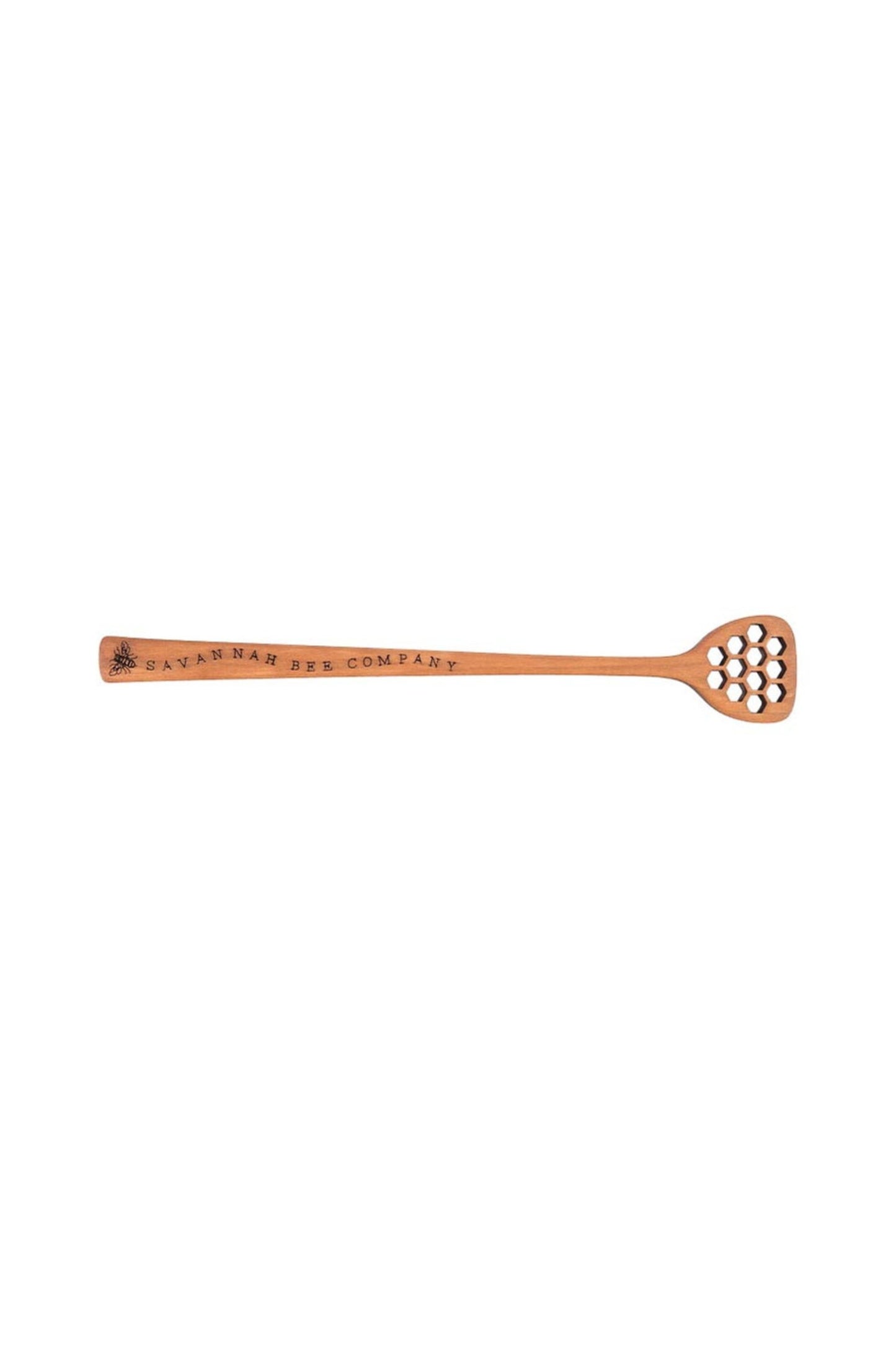 The Honey Drizzler has hexagon holes, perfect for stirring honey into your tea or coffee. 